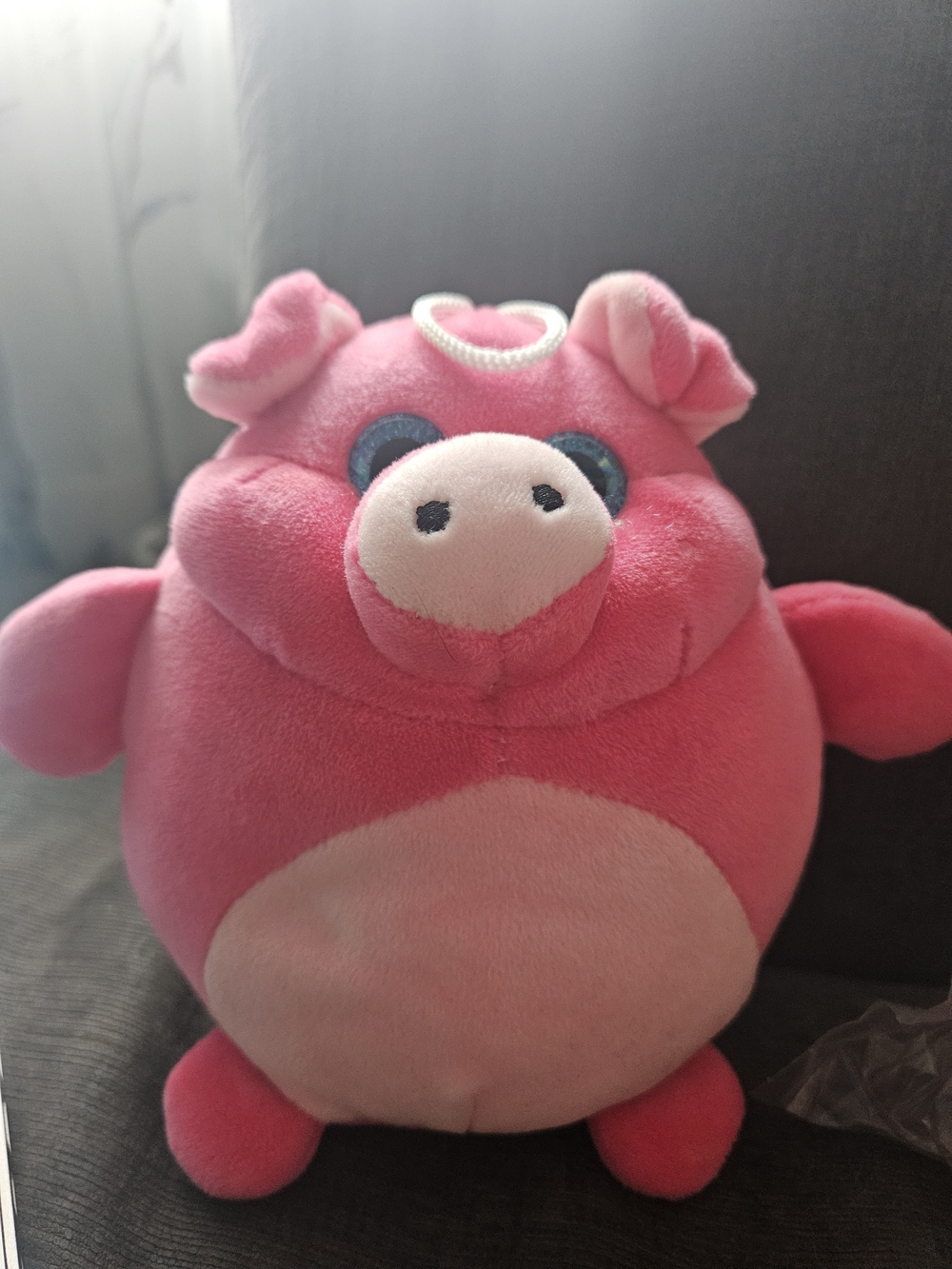 Plush Pink Pig Stuffed Animal - Soft Squishy Toy - Picture 1 of 3